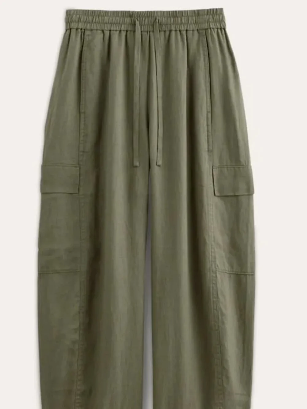 Everlane, The Cargo Curve Pant in Linen